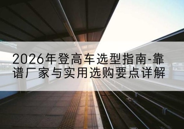 东安登高车厂家推荐-2026年登高车选型指南-靠谱厂家与实用选购要点详解